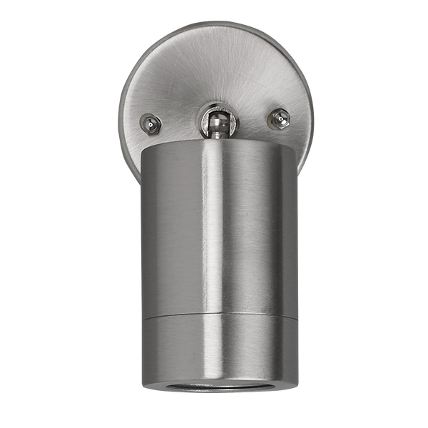 Luna GU10 IP65 Stainless Steel Adjustable Wall Light